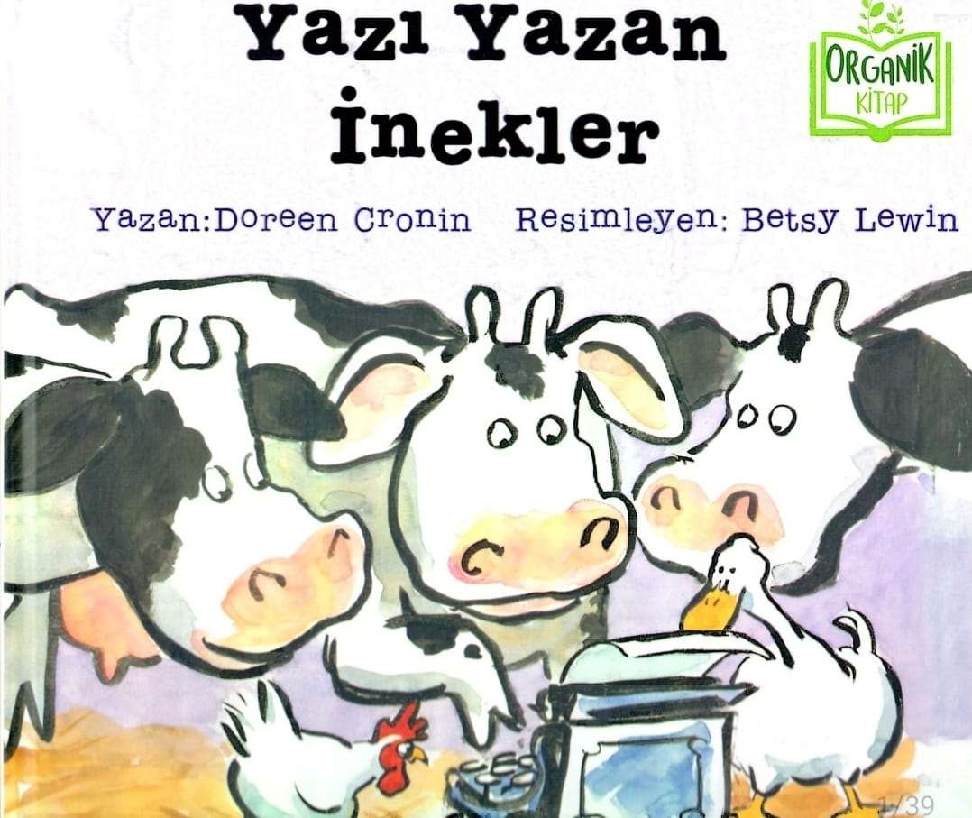 Yazı Yazan İnekler Kitap İncelemesi kapak fotoğrafı